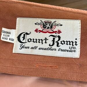 COUNT ROMI ULTRA SUEDE SKINNER TRENCH COAT